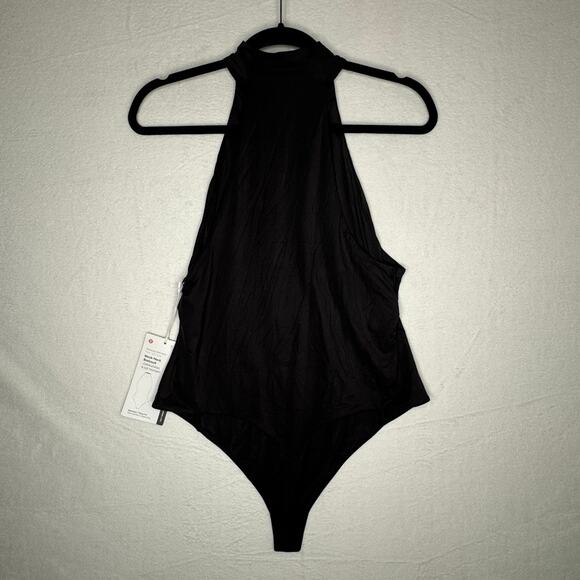 Lululemon Nulu Mockneck Sleeveless Bodysuit black Size XL New With Tags - Picture 2 of 10